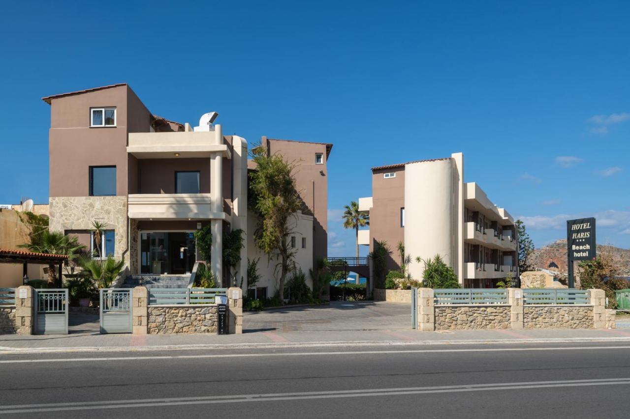 Hotel Haris On The Beach Agia Marina Buitenkant foto