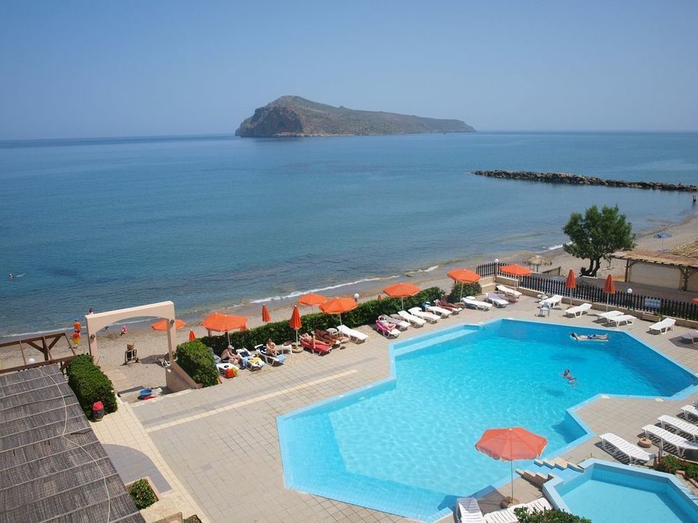 Hotel Haris On The Beach Agia Marina Buitenkant foto